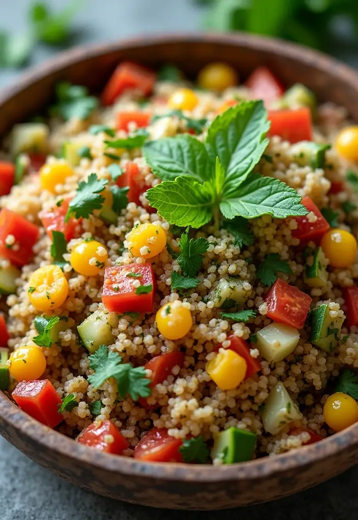 27 Gluten-Free & Low-Carb Mediterranean Diet Recipes You’ll Love 79 27 Gluten-Free & Low-Carb Mediterranean Diet Recipes You’ll Love - 13. Quinoa Tabbouleh with Lemon Dressing