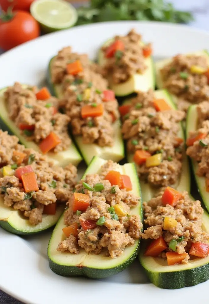 27 Gluten-Free & Low-Carb Mediterranean Diet Recipes You’ll Love 84 27 Gluten-Free & Low-Carb Mediterranean Diet Recipes You’ll Love - 14. Stuffed Zucchini Boats