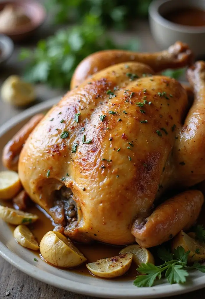 27 Gluten-Free & Low-Carb Mediterranean Diet Recipes You’ll Love 112 27 Gluten-Free & Low-Carb Mediterranean Diet Recipes You’ll Love - 18. Herb and Garlic Roasted Chicken