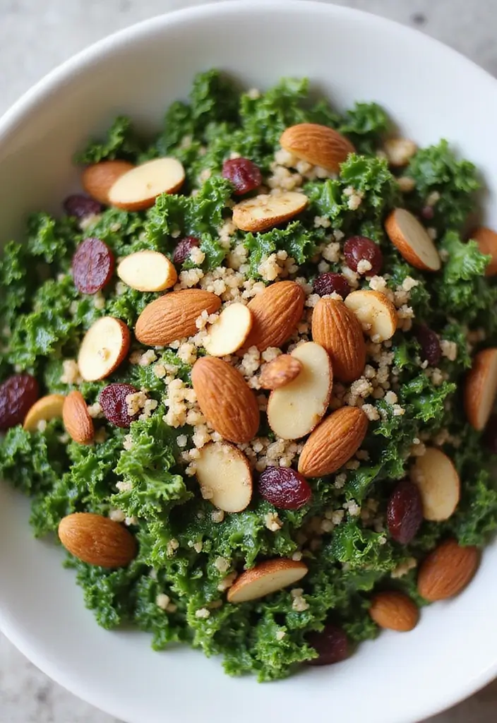 27 Gluten-Free & Low-Carb Mediterranean Diet Recipes You’ll Love 132 27 Gluten-Free & Low-Carb Mediterranean Diet Recipes You’ll Love - 22. Kale and Quinoa Salad