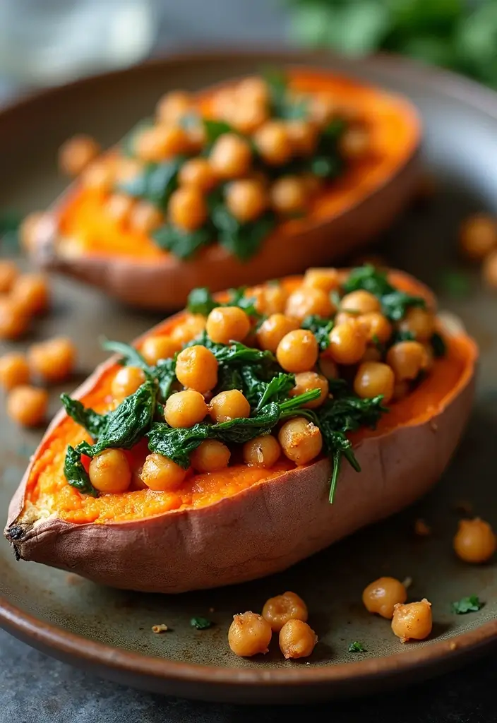 27 Gluten-Free & Low-Carb Mediterranean Diet Recipes You’ll Love 137 27 Gluten-Free & Low-Carb Mediterranean Diet Recipes You’ll Love - 23. Mediterranean Stuffed Sweet Potatoes