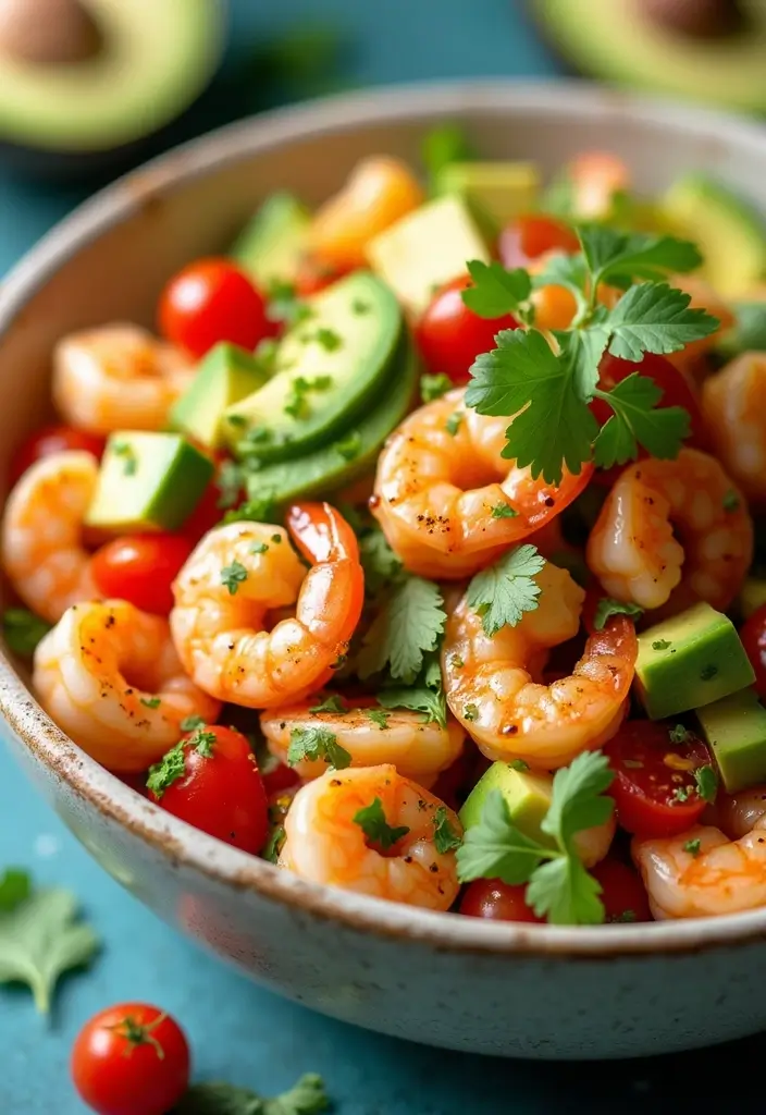 27 Gluten-Free & Low-Carb Mediterranean Diet Recipes You’ll Love 29 27 Gluten-Free & Low-Carb Mediterranean Diet Recipes You’ll Love - 5. Shrimp and Avocado Salad