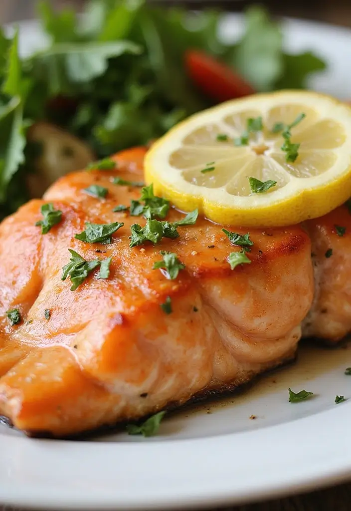 27 Gluten-Free & Low-Carb Mediterranean Diet Recipes You’ll Love 43 27 Gluten-Free & Low-Carb Mediterranean Diet Recipes You’ll Love - 7. Baked Lemon Herb Salmon