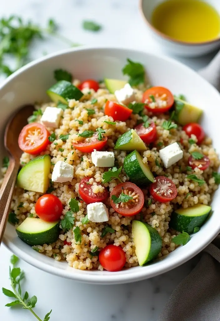 27 Instant Pot Mediterranean Recipes Ready in Minutes 1 27 Instant Pot Mediterranean Recipes Ready in Minutes - 1. Mediterranean Quinoa Salad