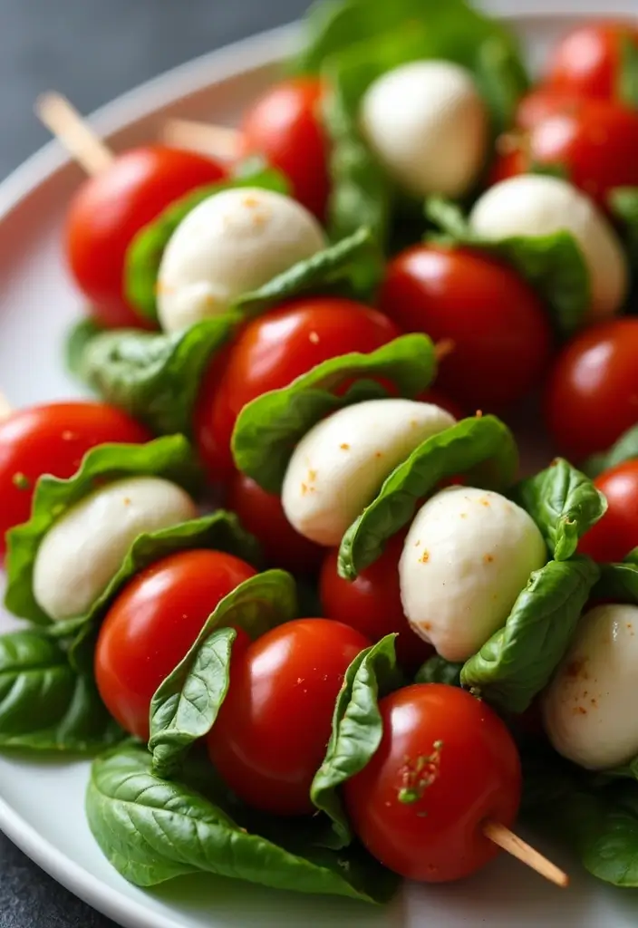 27 Instant Pot Mediterranean Recipes Ready in Minutes 69 27 Instant Pot Mediterranean Recipes Ready in Minutes - 13. Caprese Salad Skewers