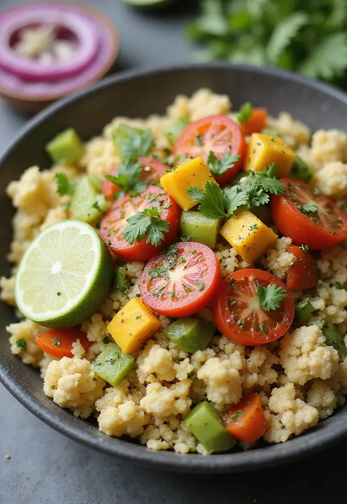 27 Instant Pot Mediterranean Recipes Ready in Minutes 76 27 Instant Pot Mediterranean Recipes Ready in Minutes - 14. Mediterranean Cauliflower Rice Bowl