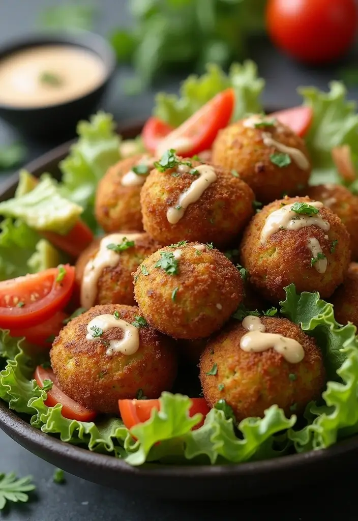 27 Instant Pot Mediterranean Recipes Ready in Minutes 104 27 Instant Pot Mediterranean Recipes Ready in Minutes - 18. Falafel Bowls with Tahini Sauce