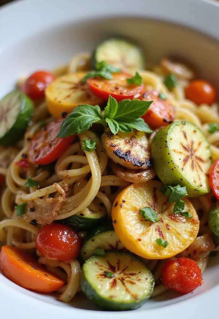 27 Instant Pot Mediterranean Recipes Ready in Minutes 137 27 Instant Pot Mediterranean Recipes Ready in Minutes - 23. Grilled Vegetable Pasta