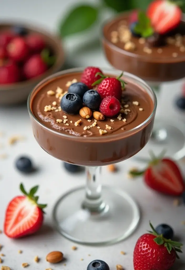 27 Mediterranean Diet Avocado Recipes for Creamy Goodness - 10. Avocado Chocolate Mousse