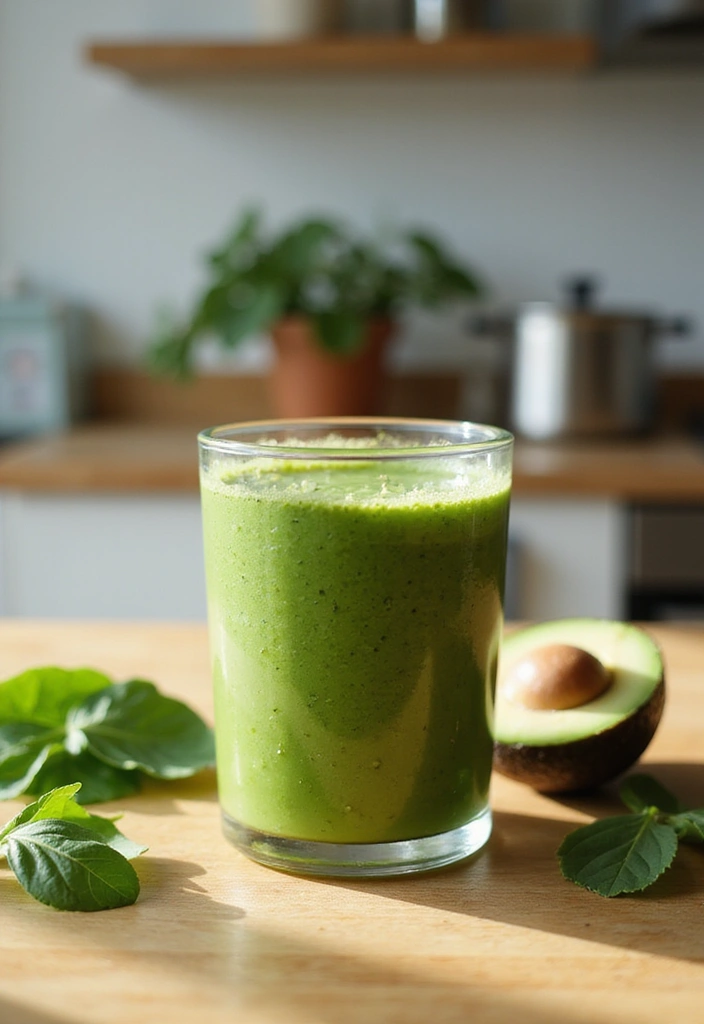 27 Mediterranean Diet Avocado Recipes for Creamy Goodness - 11. Avocado and Spinach Smoothie