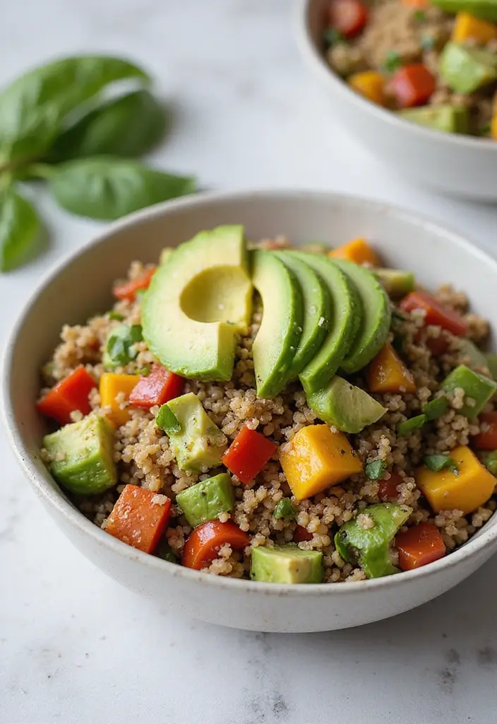 27 Mediterranean Diet Avocado Recipes for Creamy Goodness - 2. Avocado and Quinoa Salad