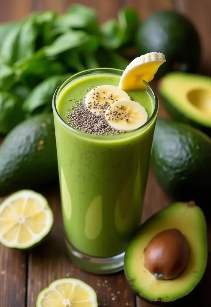 27 Mediterranean Diet Breakfast Recipes to Start Strong - 1. Creamy Avocado Smoothie