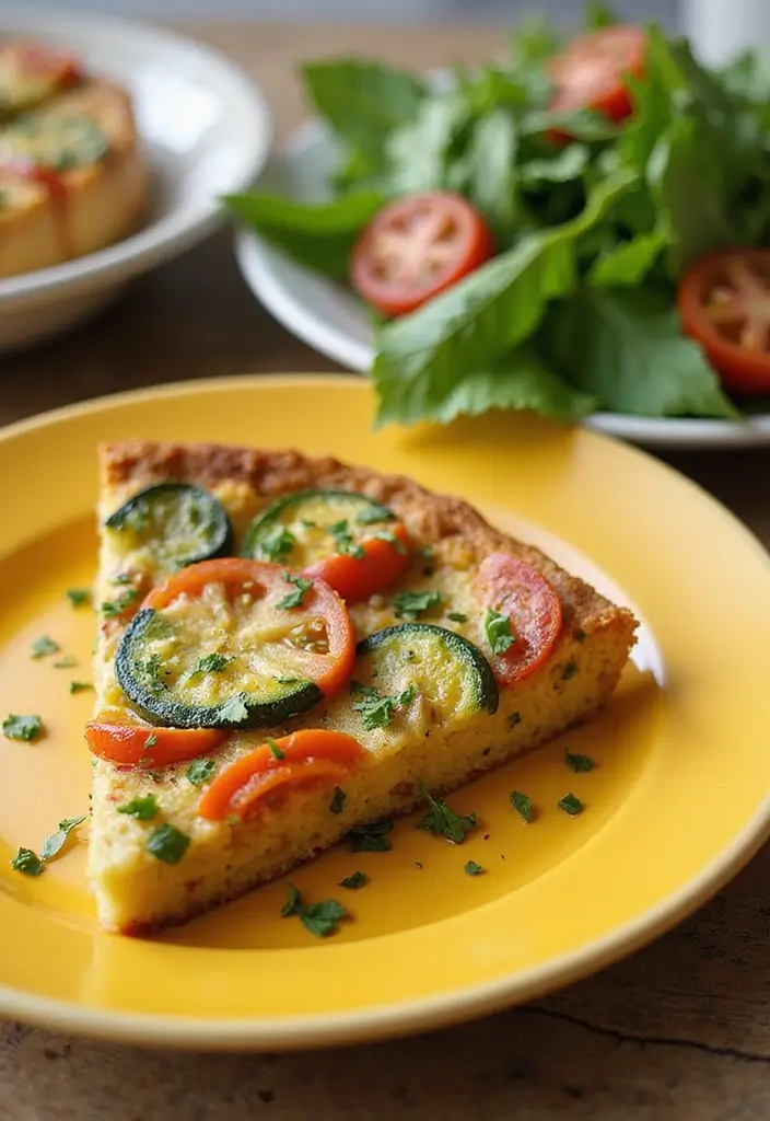 27 Mediterranean Diet Breakfast Recipes to Start Strong - 6. Zucchini and Tomato Frittata