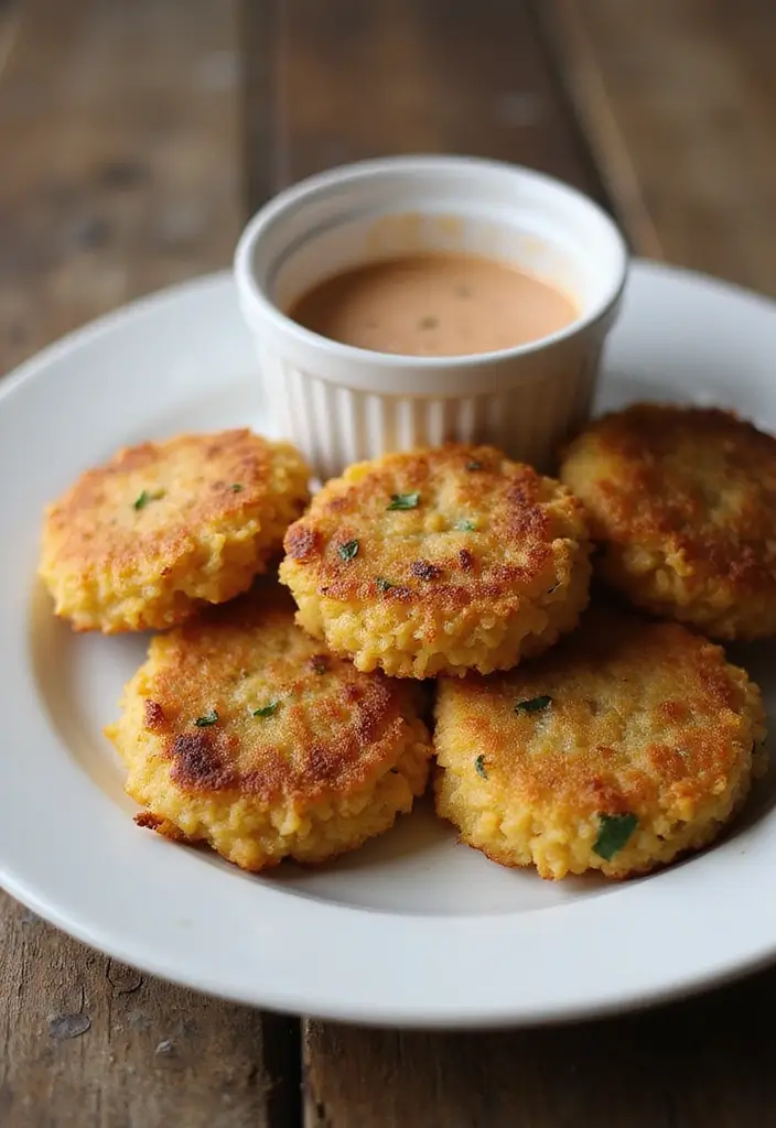 27 Mediterranean Diet Recipes with Mushrooms for Rich Flavor - 22. Baked Mushroom Risotto Cakes