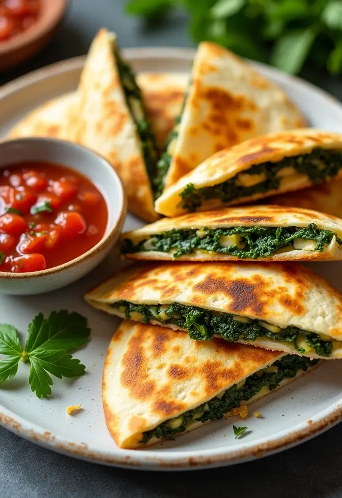 27 Mediterranean Recipes for Kids Even Picky Eaters Will Love 56 27 Mediterranean Recipes for Kids Even Picky Eaters Will Love - 10. Spinach and Cheese Quesadillas
