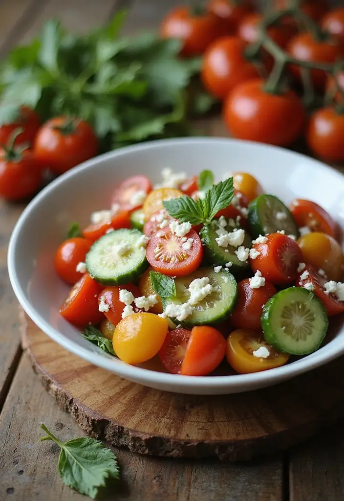 27 Mediterranean Recipes for Kids Even Picky Eaters Will Love 63 27 Mediterranean Recipes for Kids Even Picky Eaters Will Love - 11. Tomato and Cucumber Salad with Feta