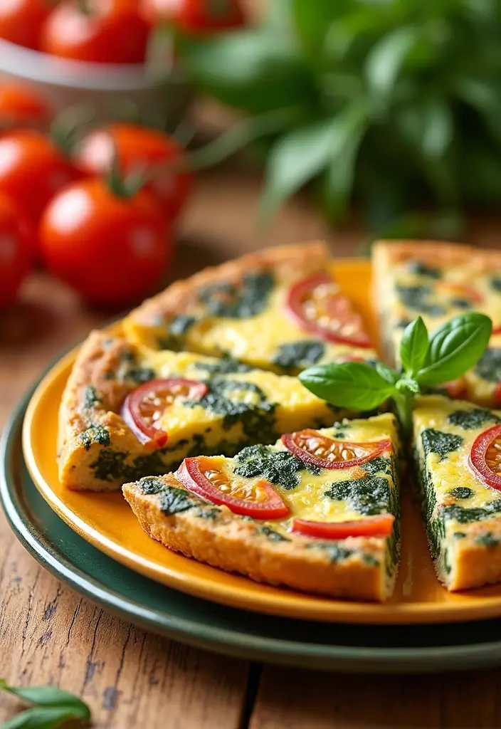 27 Mediterranean Recipes for Kids Even Picky Eaters Will Love 73 27 Mediterranean Recipes for Kids Even Picky Eaters Will Love - 13. Spinach and Tomato Frittata