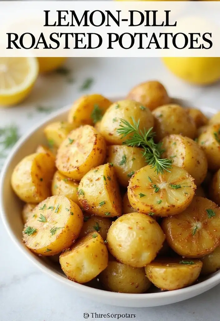 27 Mediterranean Recipes for Kids Even Picky Eaters Will Love 94 27 Mediterranean Recipes for Kids Even Picky Eaters Will Love - 16. Lemon-Dill Roasted Potatoes