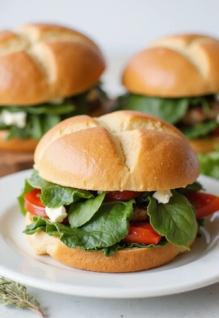 27 Mediterranean Recipes for Kids Even Picky Eaters Will Love 134 27 Mediterranean Recipes for Kids Even Picky Eaters Will Love - 22. Spinach and Feta Stuffed Turkey Burgers