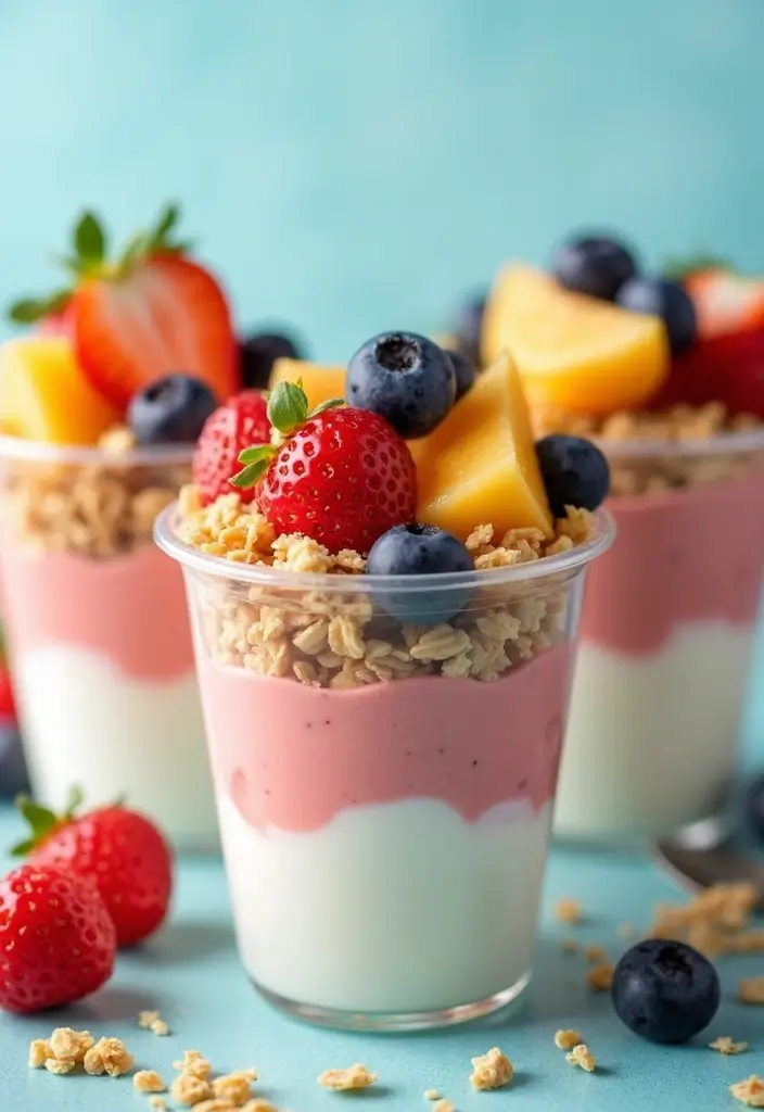 27 Mediterranean Recipes for Kids Even Picky Eaters Will Love 22 27 Mediterranean Recipes for Kids Even Picky Eaters Will Love - 4. Greek Yogurt Fruit Parfaits