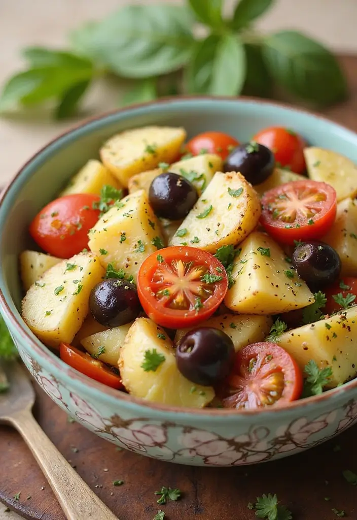 28 Authentic Greek Diet Plan Mediterranean Recipes to Try 129 28 Authentic Greek Diet Plan Mediterranean Recipes to Try - 21. Greek Potato Salad
