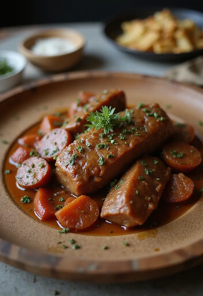 28 Authentic Greek Diet Plan Mediterranean Recipes to Try 143 28 Authentic Greek Diet Plan Mediterranean Recipes to Try - 23. Kavourmas (Greek Pork Belly)