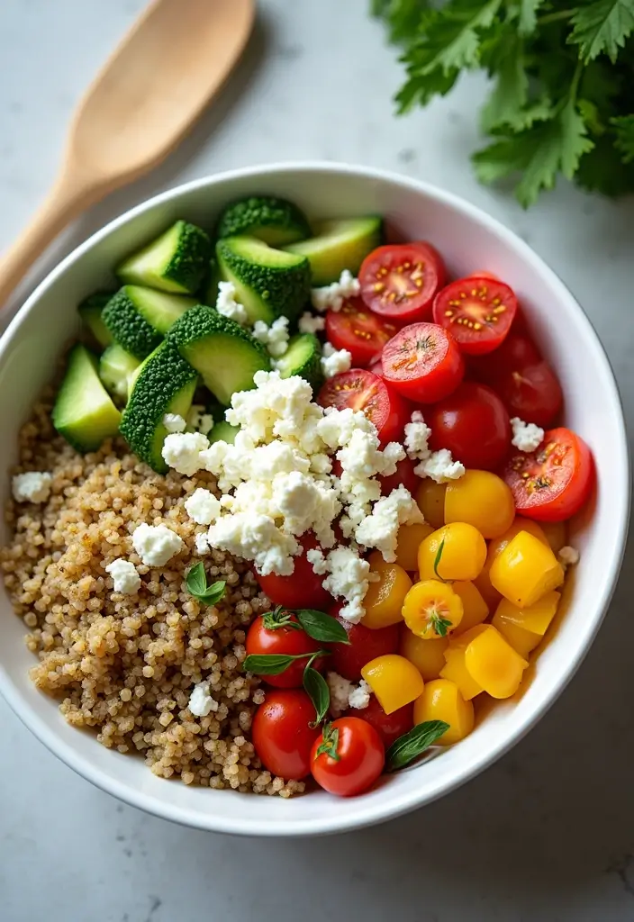 28 Authentic Greek Diet Plan Mediterranean Recipes to Try 148 28 Authentic Greek Diet Plan Mediterranean Recipes to Try - 24. Greek Quinoa Salad