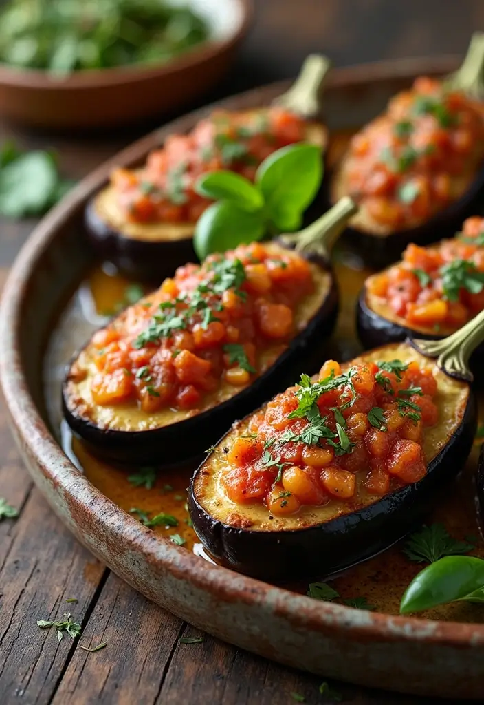 28 Authentic Greek Diet Plan Mediterranean Recipes to Try 155 28 Authentic Greek Diet Plan Mediterranean Recipes to Try - 25. Stuffed Eggplant (Imam Bayildi)