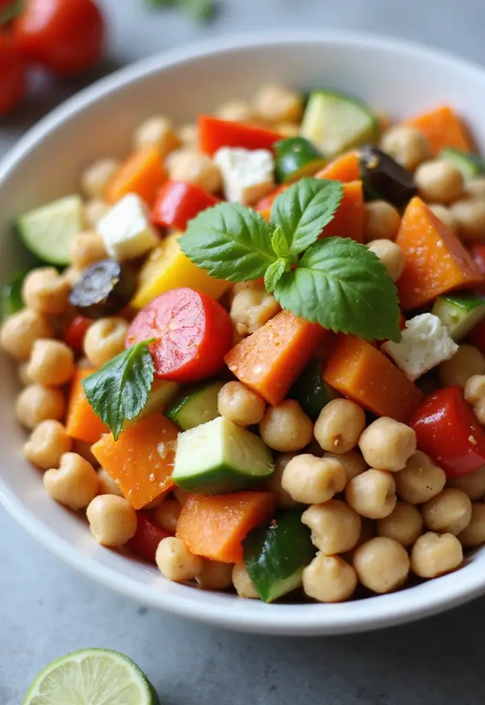 28 Authentic Greek Diet Plan Mediterranean Recipes to Try 170 28 Authentic Greek Diet Plan Mediterranean Recipes to Try - 28. Greek Chickpea Salad