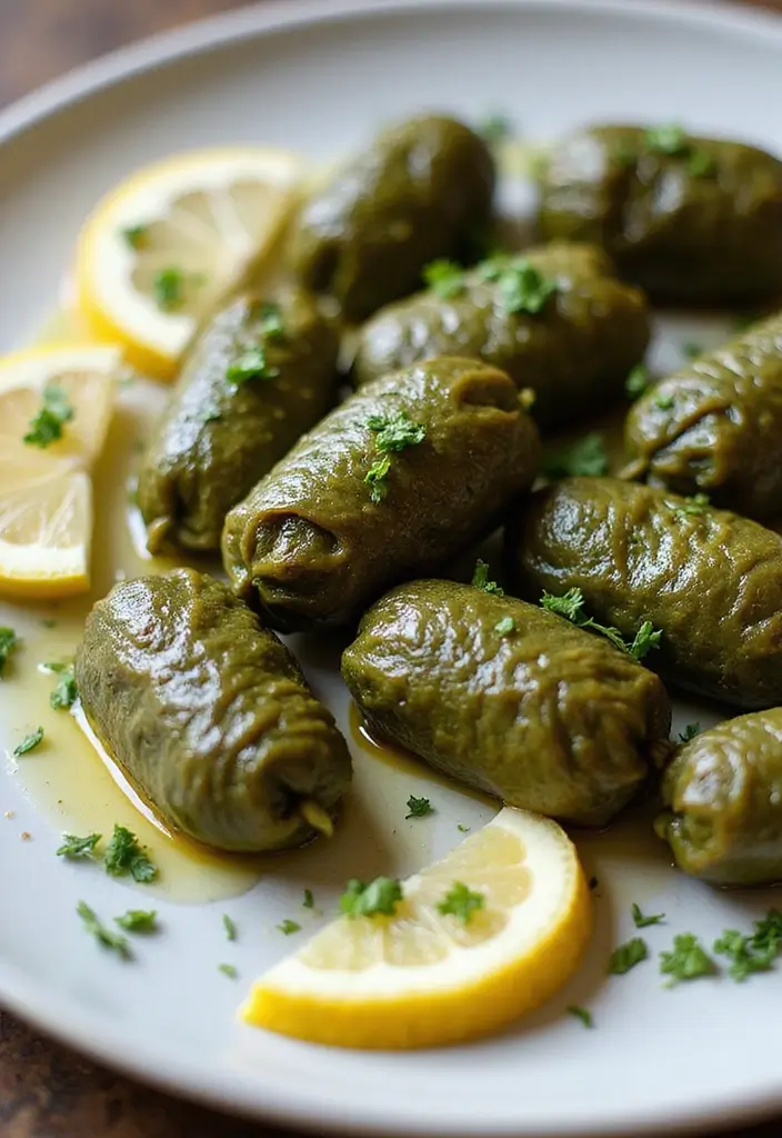 28 Authentic Greek Diet Plan Mediterranean Recipes to Try 25 28 Authentic Greek Diet Plan Mediterranean Recipes to Try - 5. Dolmades (Stuffed Grape Leaves)