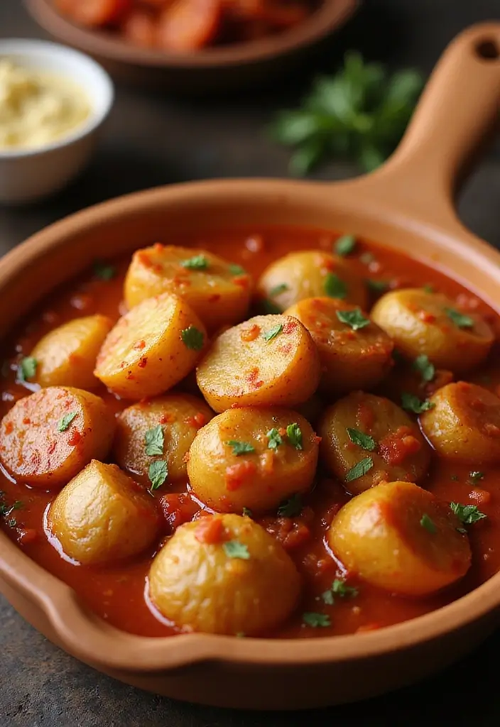 28 Authentic Greek Diet Plan Mediterranean Recipes to Try 46 28 Authentic Greek Diet Plan Mediterranean Recipes to Try - 8. Patates Plaki (Baked Potatoes in Tomato Sauce)