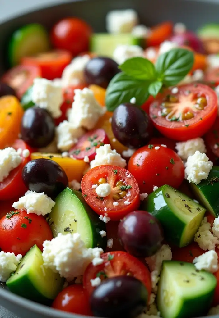 28 Authentic Mediterranean Diet Recipes Straight from the Region - 1. Classic Greek Salad