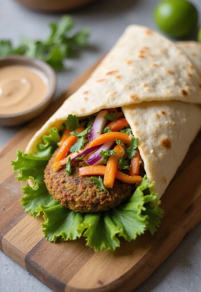 28 Authentic Mediterranean Diet Recipes Straight from the Region - 11. Falafel Wraps