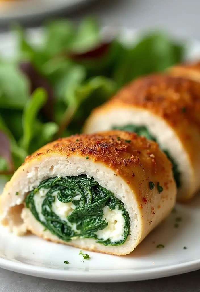 28 Authentic Mediterranean Diet Recipes Straight from the Region - 15. Spinach and Feta Stuffed Chicken