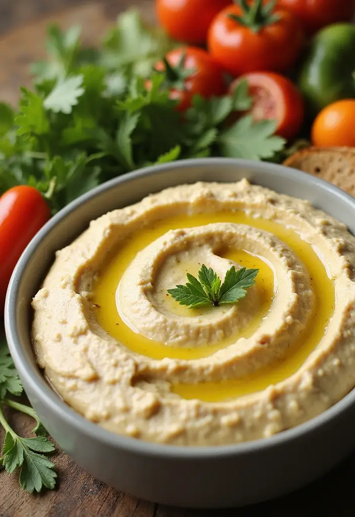 28 Authentic Mediterranean Diet Recipes Straight from the Region - 19. Hummus with Veggies