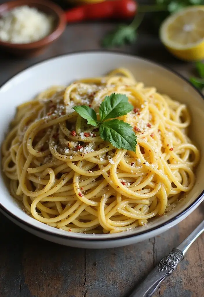 28 Authentic Mediterranean Diet Recipes Straight from the Region - 4. Spaghetti Aglio e Olio