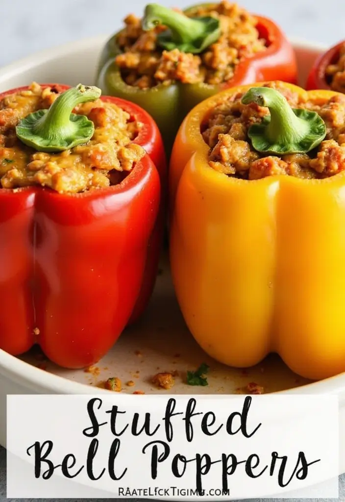 28 Authentic Mediterranean Diet Recipes Straight from the Region - 5. Mediterranean Stuffed Peppers