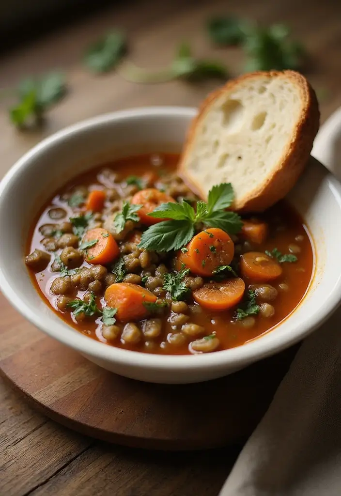 28 Mediterranean Crock Pot Recipes for Comfort Food Lovers 48 28 Mediterranean Crock Pot Recipes for Comfort Food Lovers - 8. Greek Lentil Soup