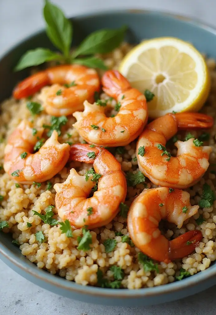 28 Mediterranean Diet Meal Prep Recipes for Busy Weeks - 11. Mediterranean Shrimp Bowl