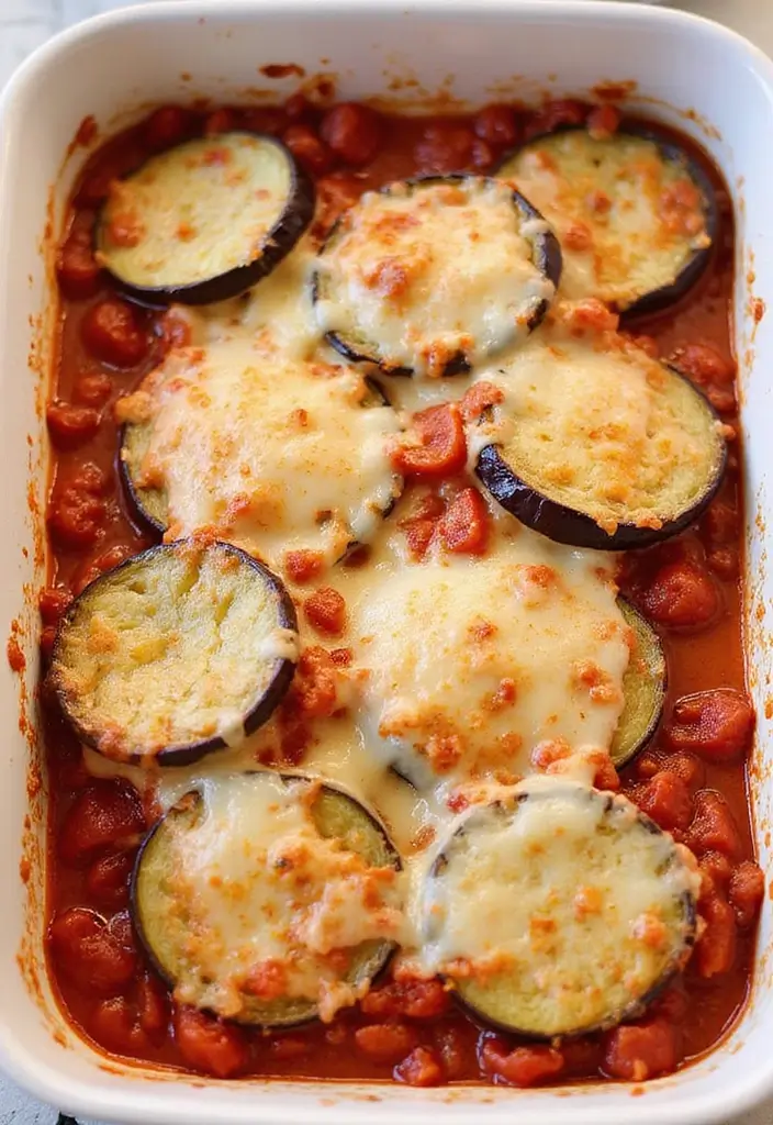 28 Mediterranean Diet Meal Prep Recipes for Busy Weeks - 17. Eggplant Parmesan