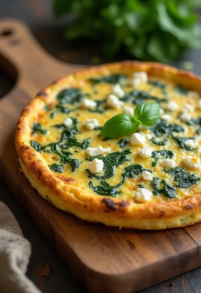 28 Mediterranean Diet Meal Prep Recipes for Busy Weeks - 21. Frittata with Spinach and Feta