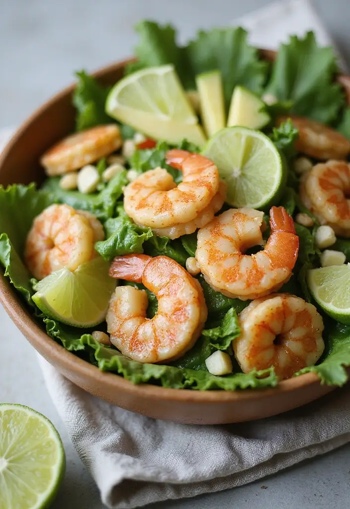 28 Mediterranean Diet Meal Prep Recipes for Busy Weeks - 25. Shrimp and Avocado Salad