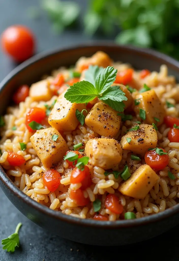 28 Mediterranean Diet Meal Prep Recipes for Busy Weeks - 26. Mediterranean Chicken and Rice
