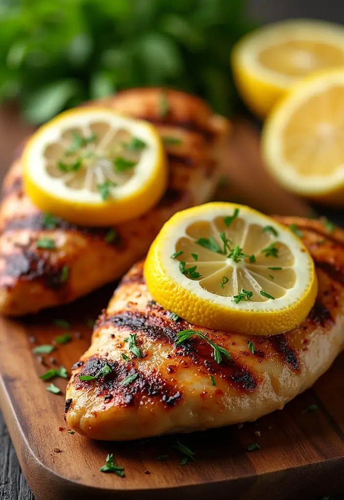 28 Mediterranean Diet Meal Prep Recipes for Busy Weeks - 3. Lemon-Herb Grilled Chicken