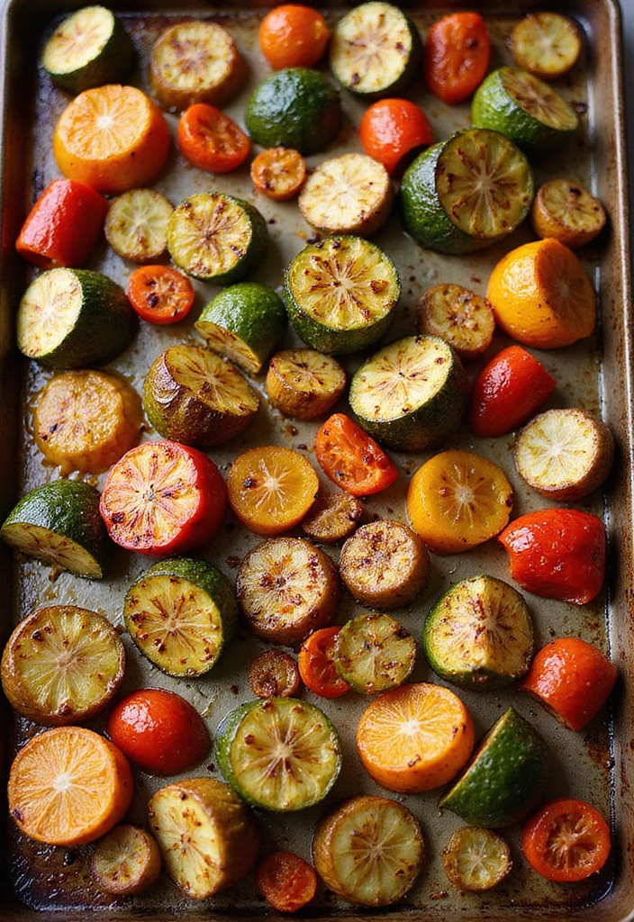 28 Mediterranean Diet Meal Prep Recipes for Busy Weeks - 6. Roasted Mediterranean Vegetables