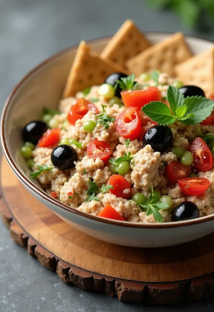 28 Mediterranean Diet Meal Prep Recipes for Busy Weeks - 7. Mediterranean Tuna Salad