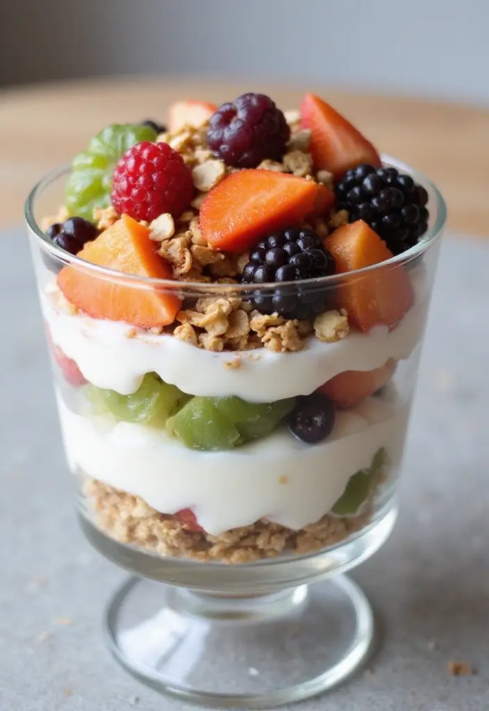 28 Mediterranean Diet Meal Prep Recipes for Busy Weeks - 8. Greek Yogurt Parfait
