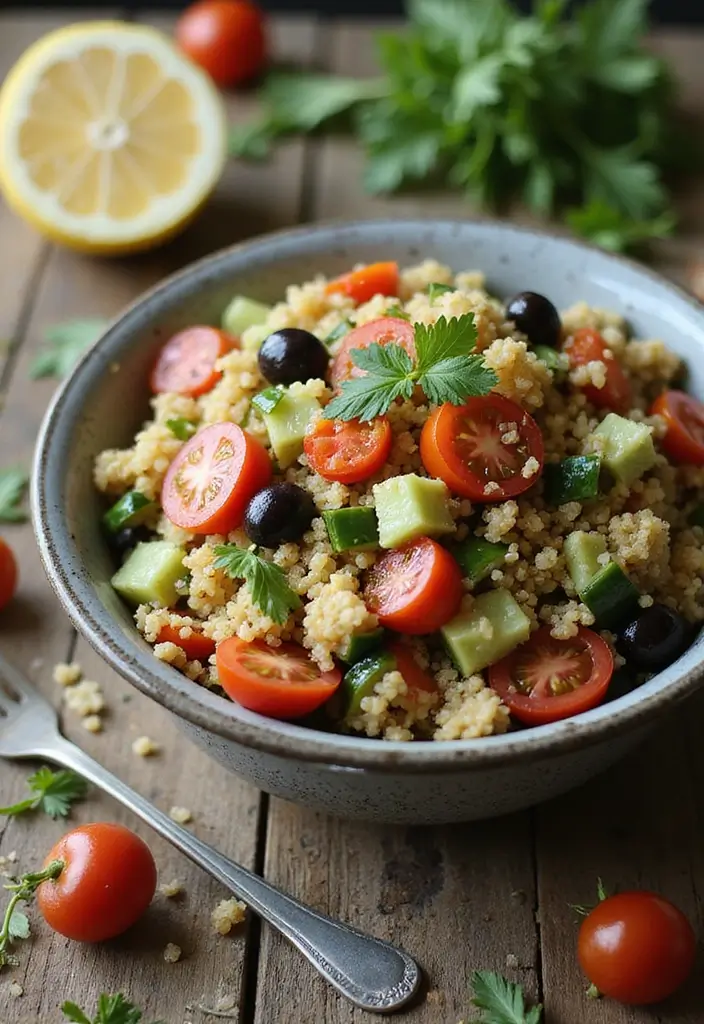 28 Mediterranean Lunch Meal Prep Recipes for a Healthy Week - 1. Mediterranean Quinoa Salad