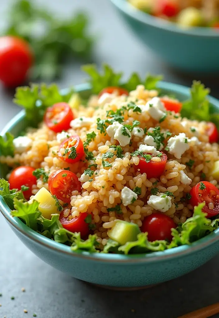 28 Mediterranean Lunch Meal Prep Recipes for a Healthy Week - 23. Orzo Salad with Feta and Olives