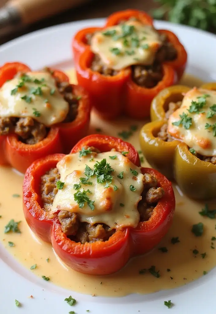 28 Mediterranean Lunch Meal Prep Recipes for a Healthy Week - 7. Mediterranean Stuffed Peppers